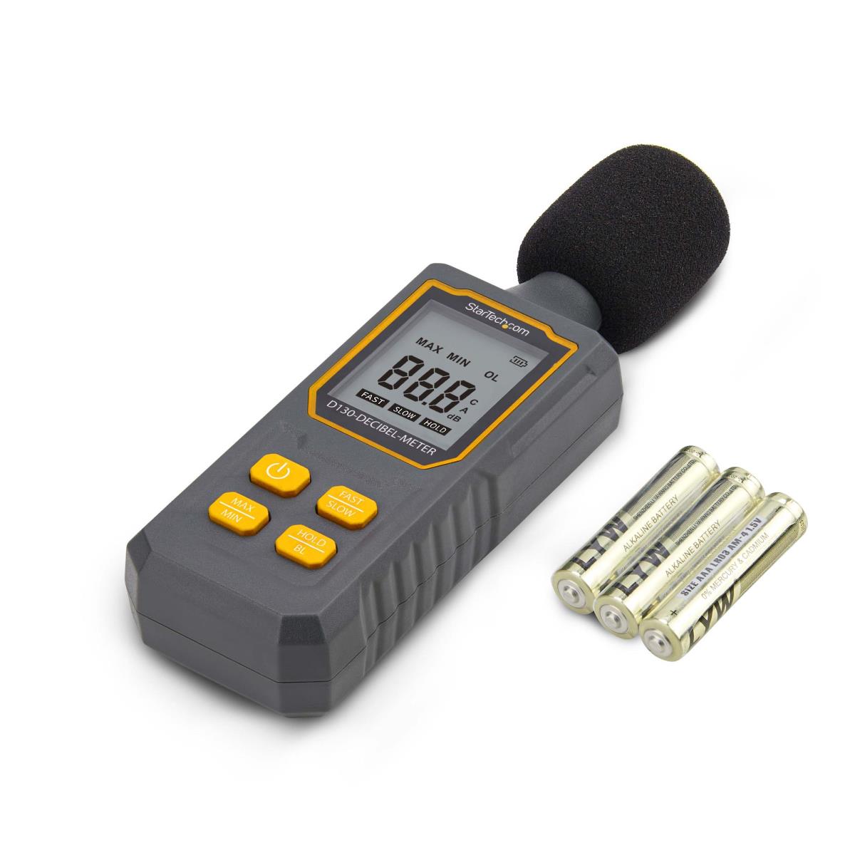 STARTECH.COM Handheld Digital Sound Meter W/large Lcd, Noise/decibel Level Reader For Server Room/office, Audio Monitor