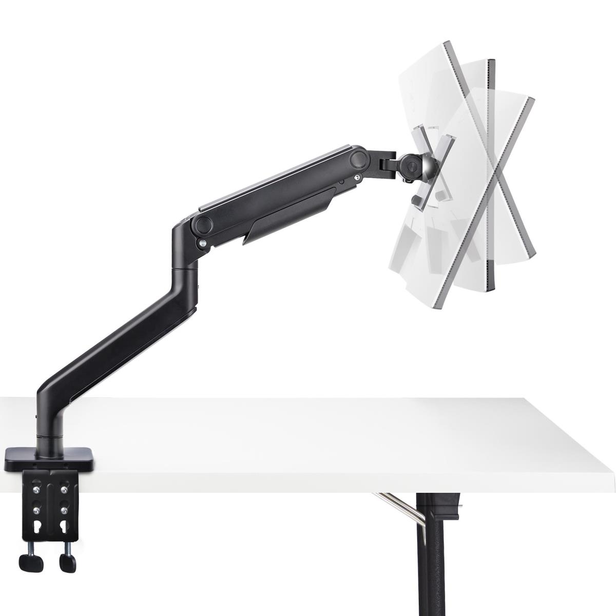 STARTECH.COM Monitor Desk Mount For Up To 49in Ultrawide Curved Screens Max 44lb - Mechanical Spring Arm - C-clamp/grommet - Tool-less Adjustment