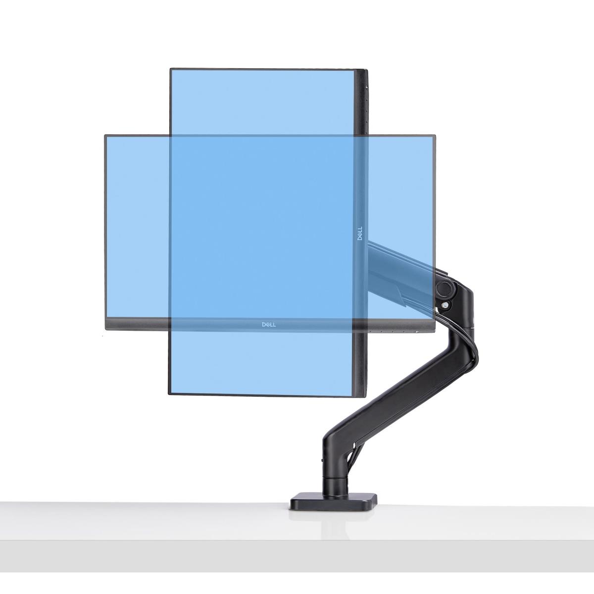 STARTECH.COM Monitor Desk Mount For Up To 49in Ultrawide Curved Screens Max 44lb - Mechanical Spring Arm - C-clamp/grommet - Tool-less Adjustment