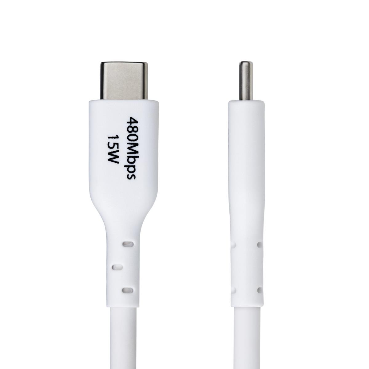 STARTECH.COM USB-a To USB-c Cable Charger Cord USB 2.0 Data Transfer 3m White