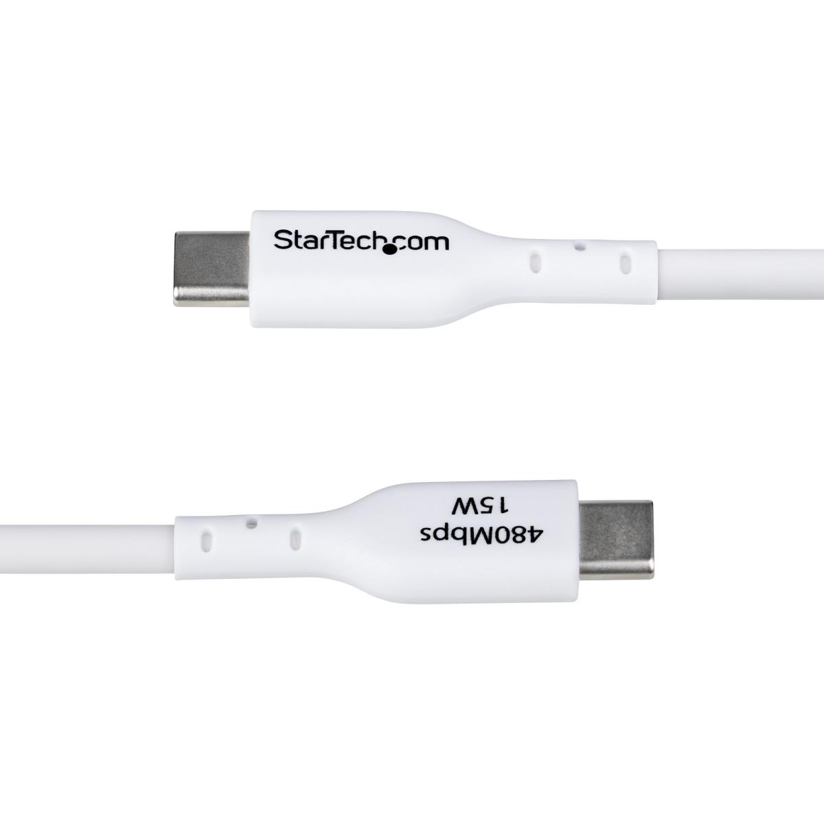 STARTECH.COM USB-a To USB-c Cable Charger Cord USB 2.0 Data Transfer 3m White