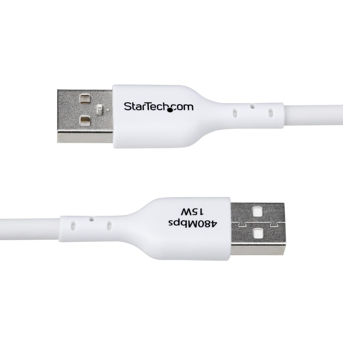 STARTECH.COM USB-a To USB-c Cable Charger Cord USB 2.0 Data Transfer 3m White