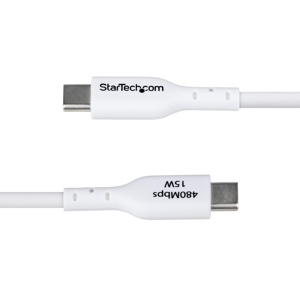 STARTECH.COM USB-a To USB-c Cable Charger Cord USB 2.0 Data Transf 2m White