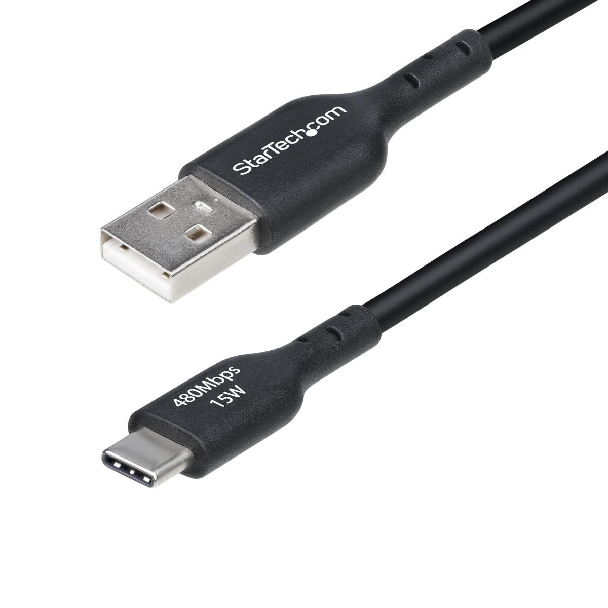 STARTECH.COM USB-a To USB-c Cable Charger Cord USB 2.0 Data Transfer 2m