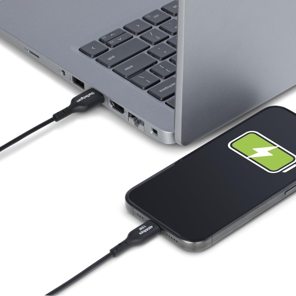 STARTECH.COM USB-a To USB-c Cable Charger Cord USB 2.0 Data Transfer 1m