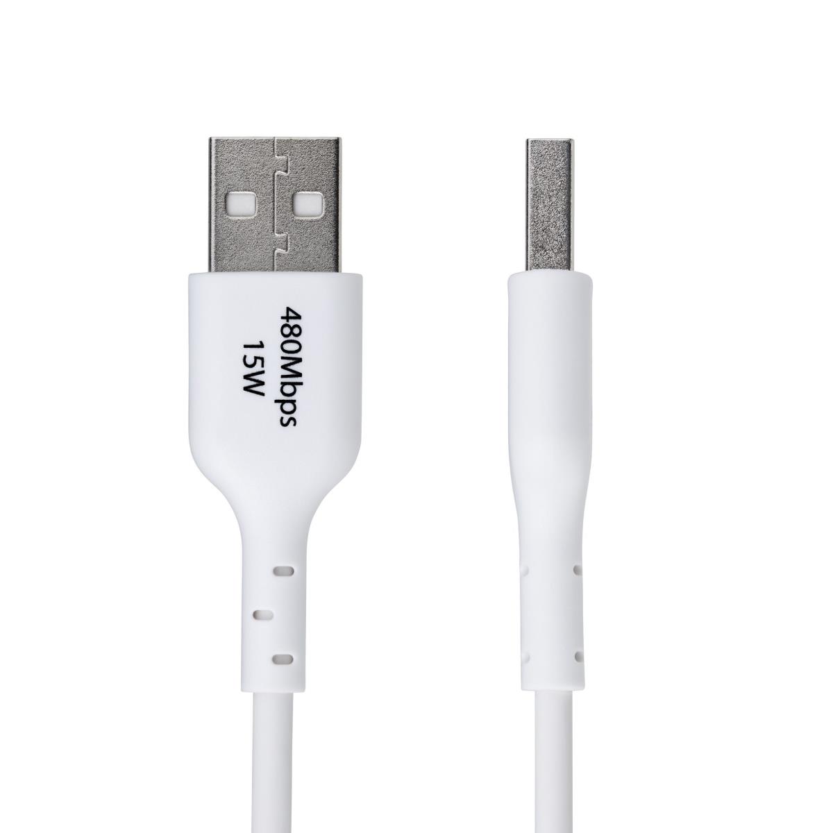 STARTECH.COM USB-a To USB-c Cable Charger Cord USB 2.0 Data Transfer 1m White