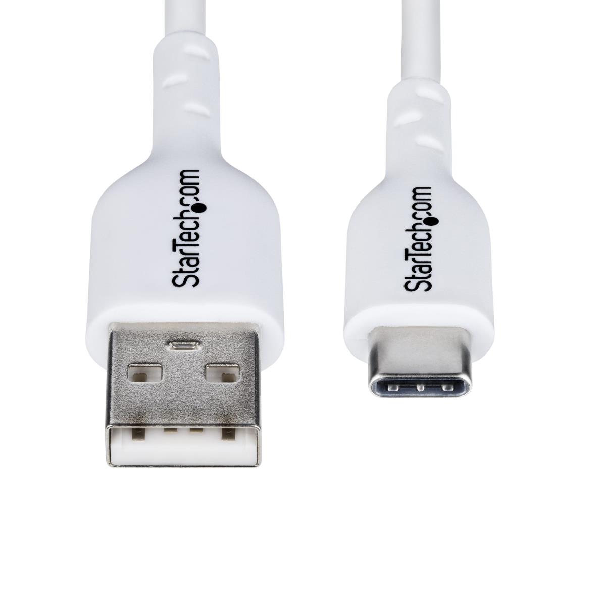 STARTECH.COM USB-a To USB-c Cable Charger Cord USB 2.0 Data Transfer 1m White