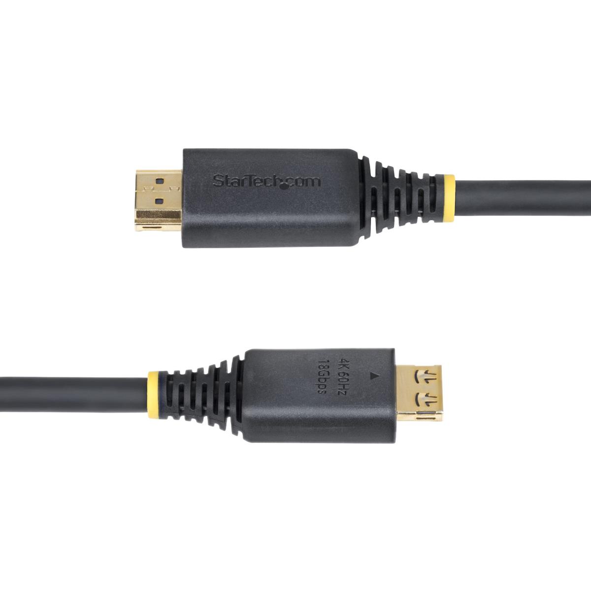 STARTECH.COM High Speed Hdmi Cable Gripping Connectors/4k 60hz/hdr1 15ft