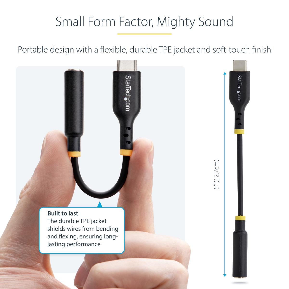 STARTECH.COM USB-c Audio Adapter To 3.5mm Trrs Jack