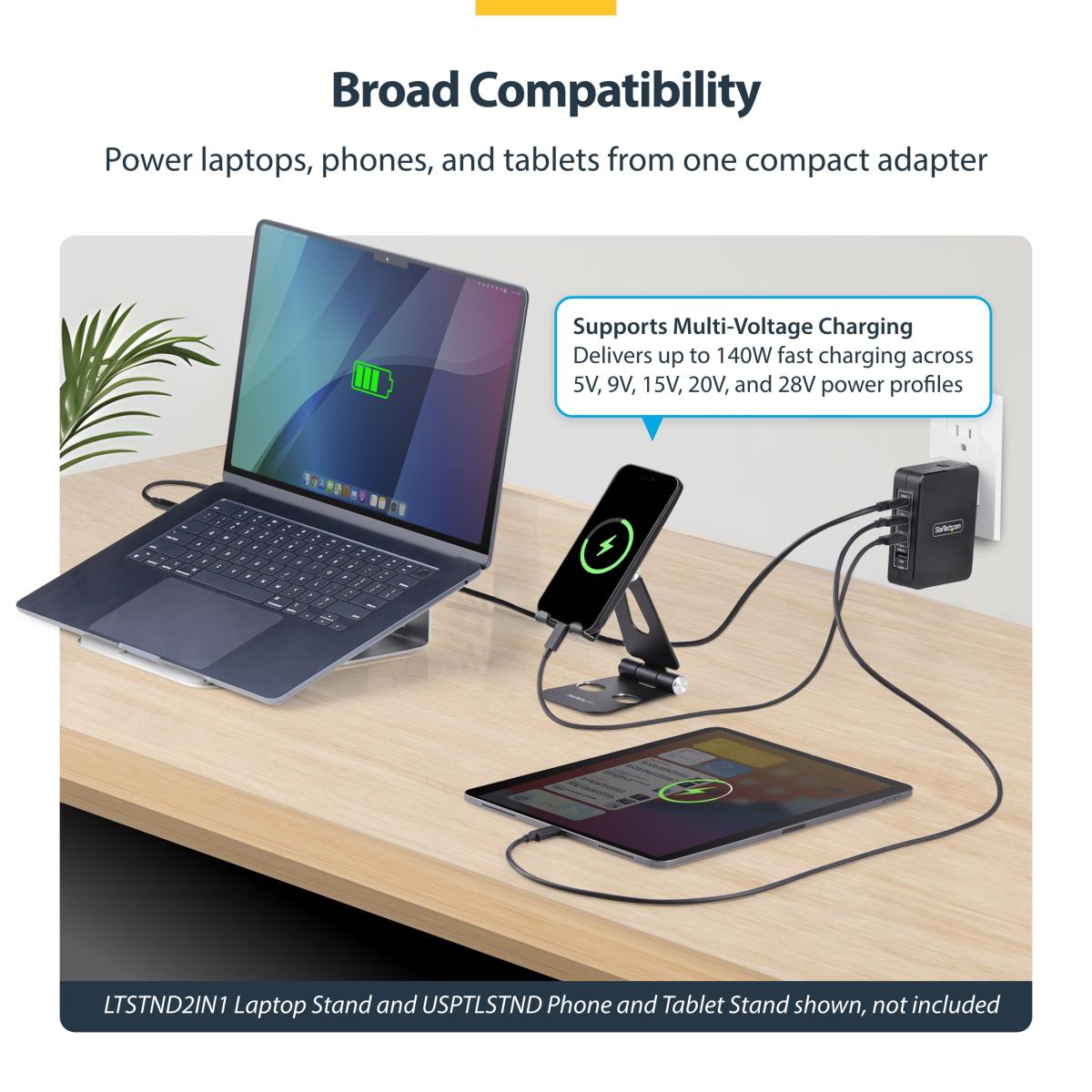 STARTECH.COM USB-c Wall Charger Pd 3.1 140w