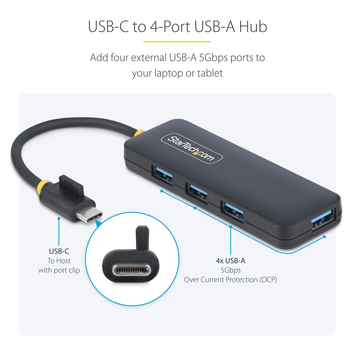 STARTECH.COM USB-c Hub 4-port USB Bus Powered