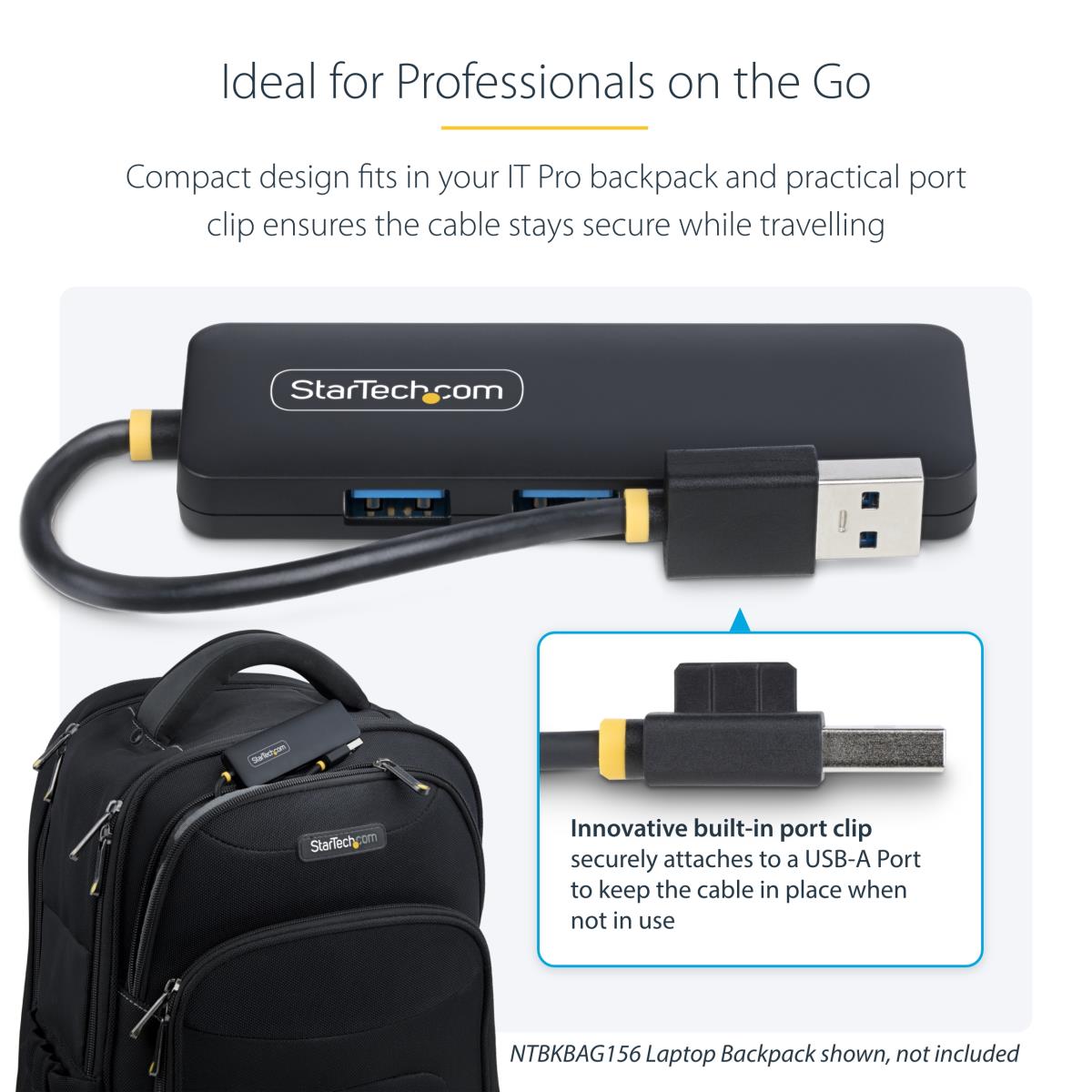 STARTECH.COM USB-a Hub 4-port 5gbps USB Bus Powered