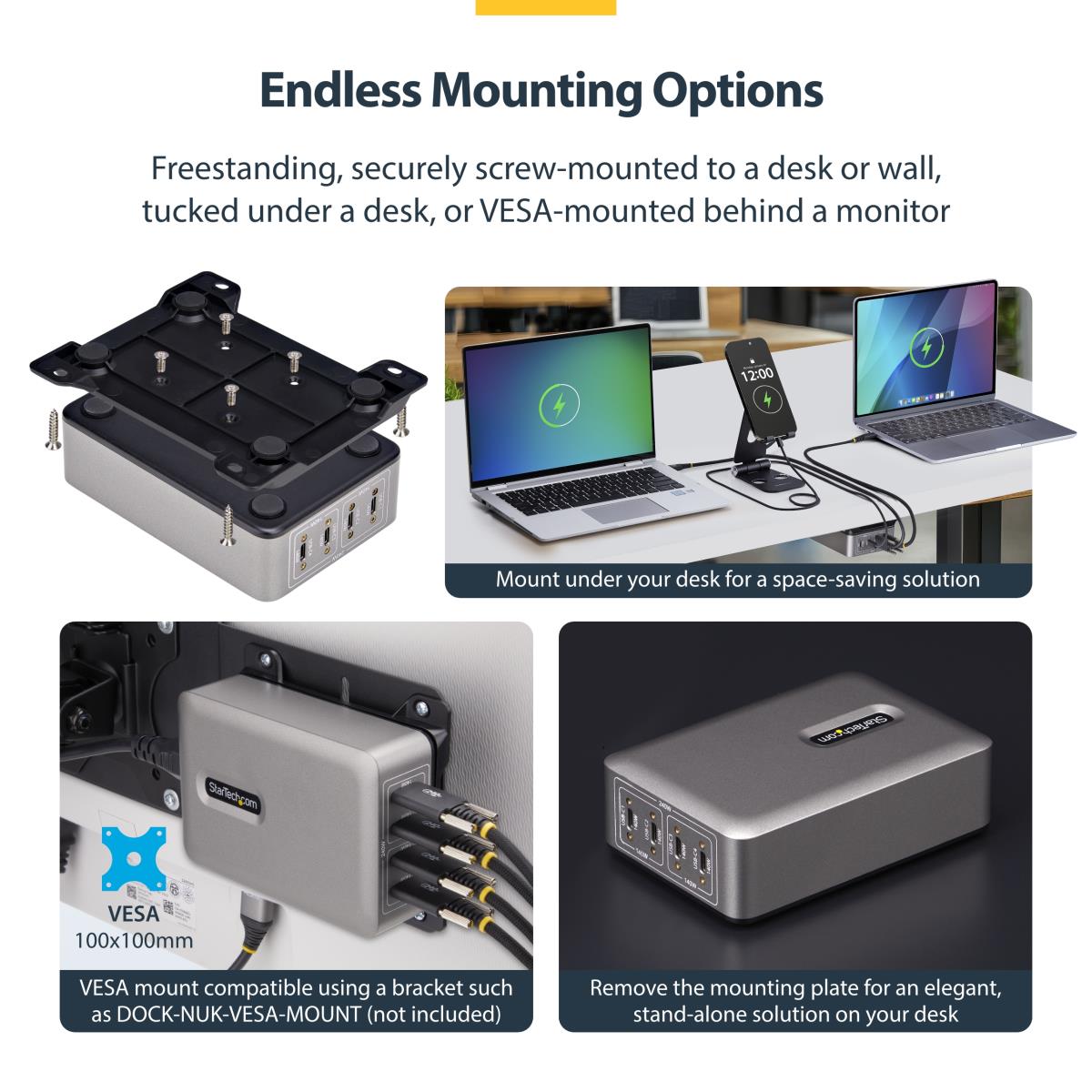 STARTECH.COM USB-c Charger 4-port 240w Total Single Port 140w Epr