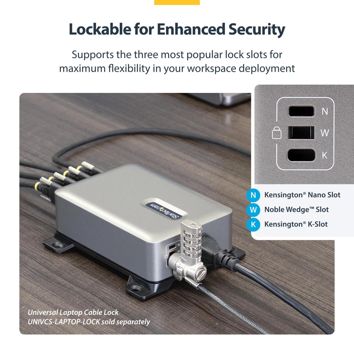 STARTECH.COM USB-c Charger 4-port 240w Total Single Port 140w Epr