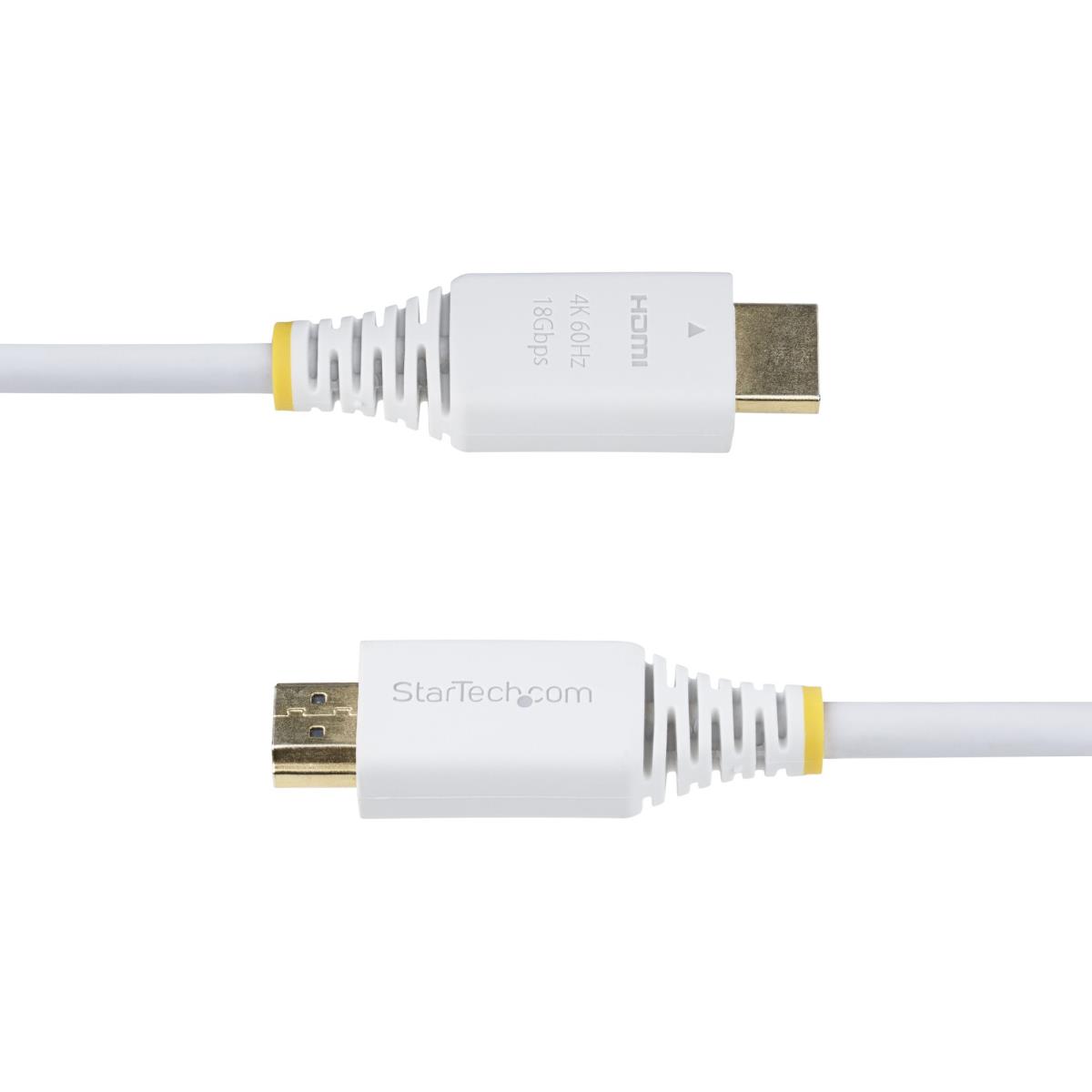 STARTECH.COM Premium Certified Hdmi Cable Hdmi Cord/4k 60hz/hdr1 6ft White