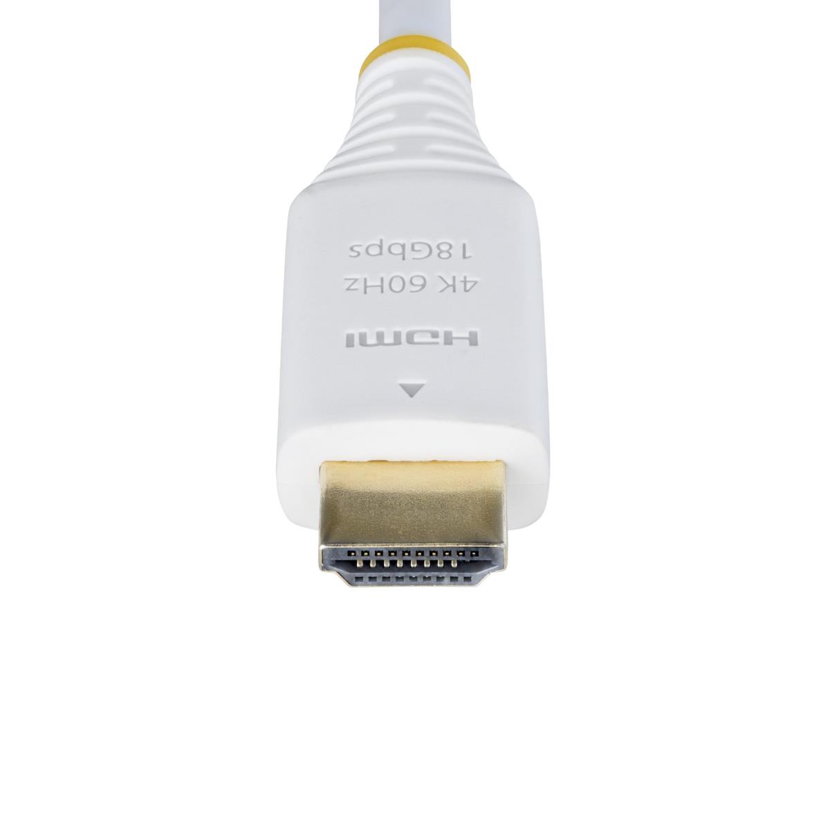 STARTECH.COM Premium Certified Hdmi Cable Hdmi Cord/4k 60hz/hdr1 6ft White