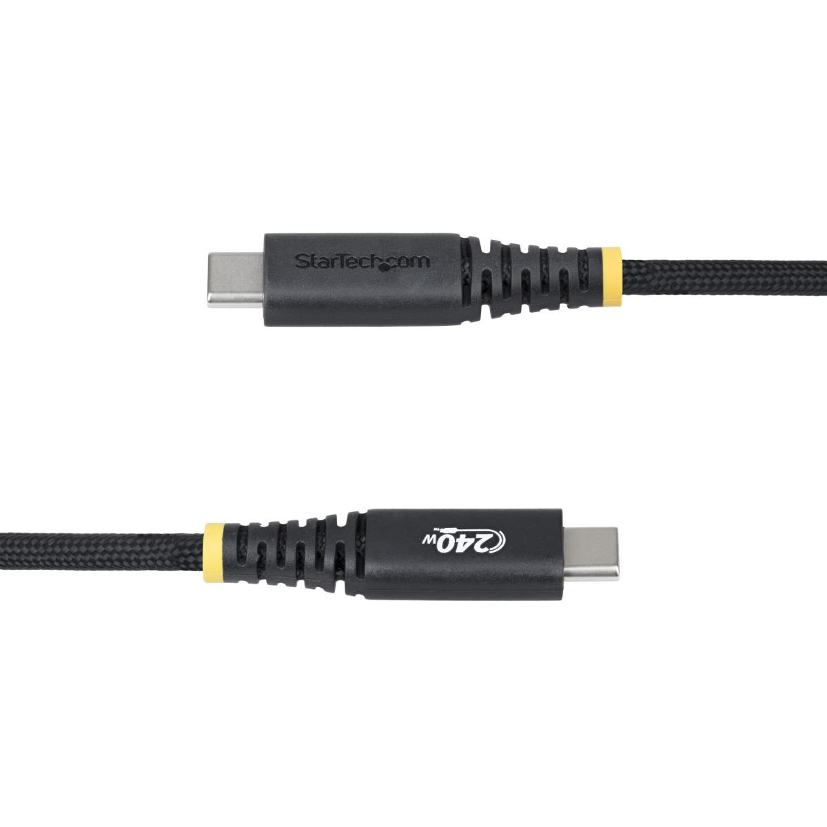 STARTECH.COM USB-c Cable USB-if Certified 240w Pd/silicone Jacket/rugged