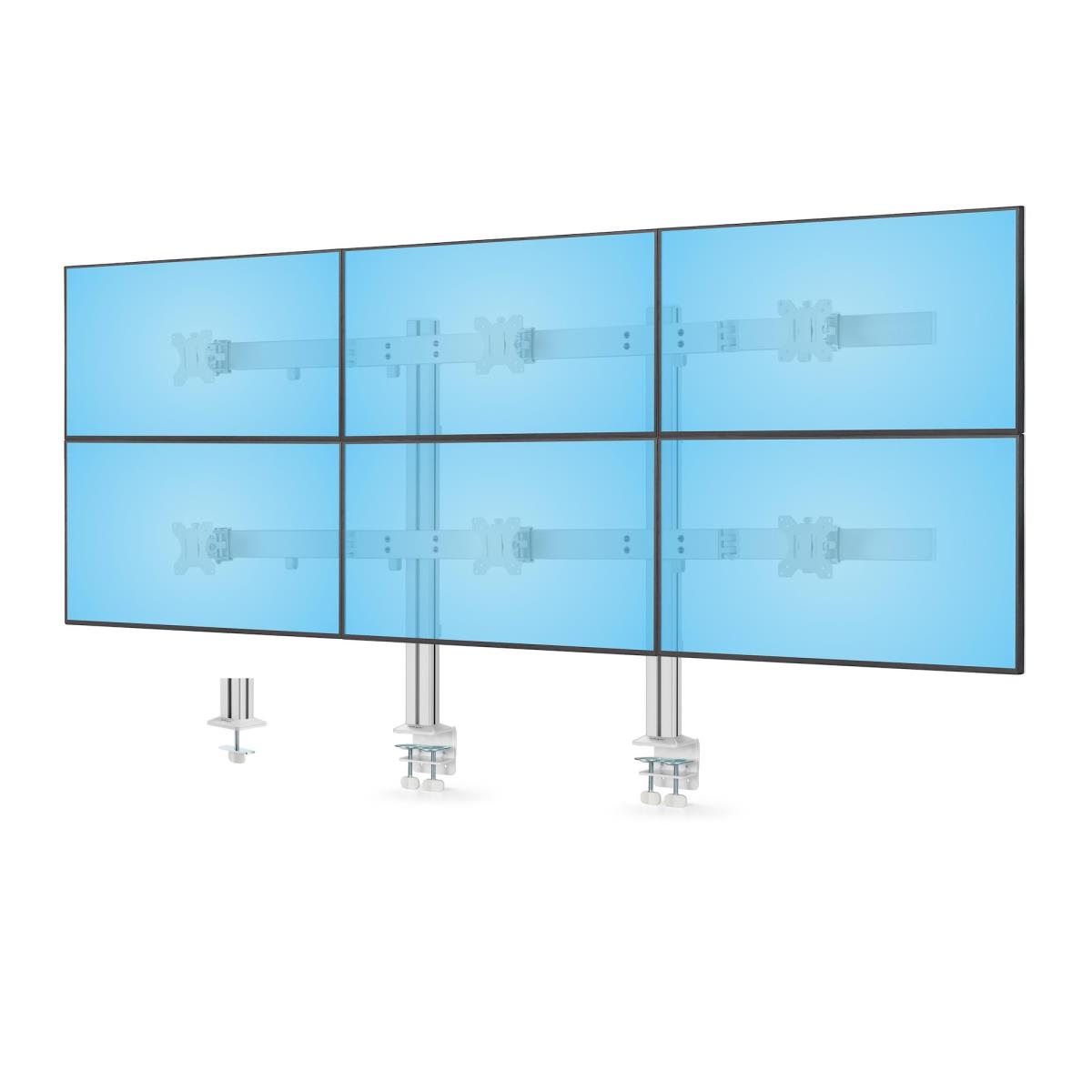 STARTECH.COM Six-monitor Desk Mount Crossbar - Max 32in Screens/17.6lb Each/v