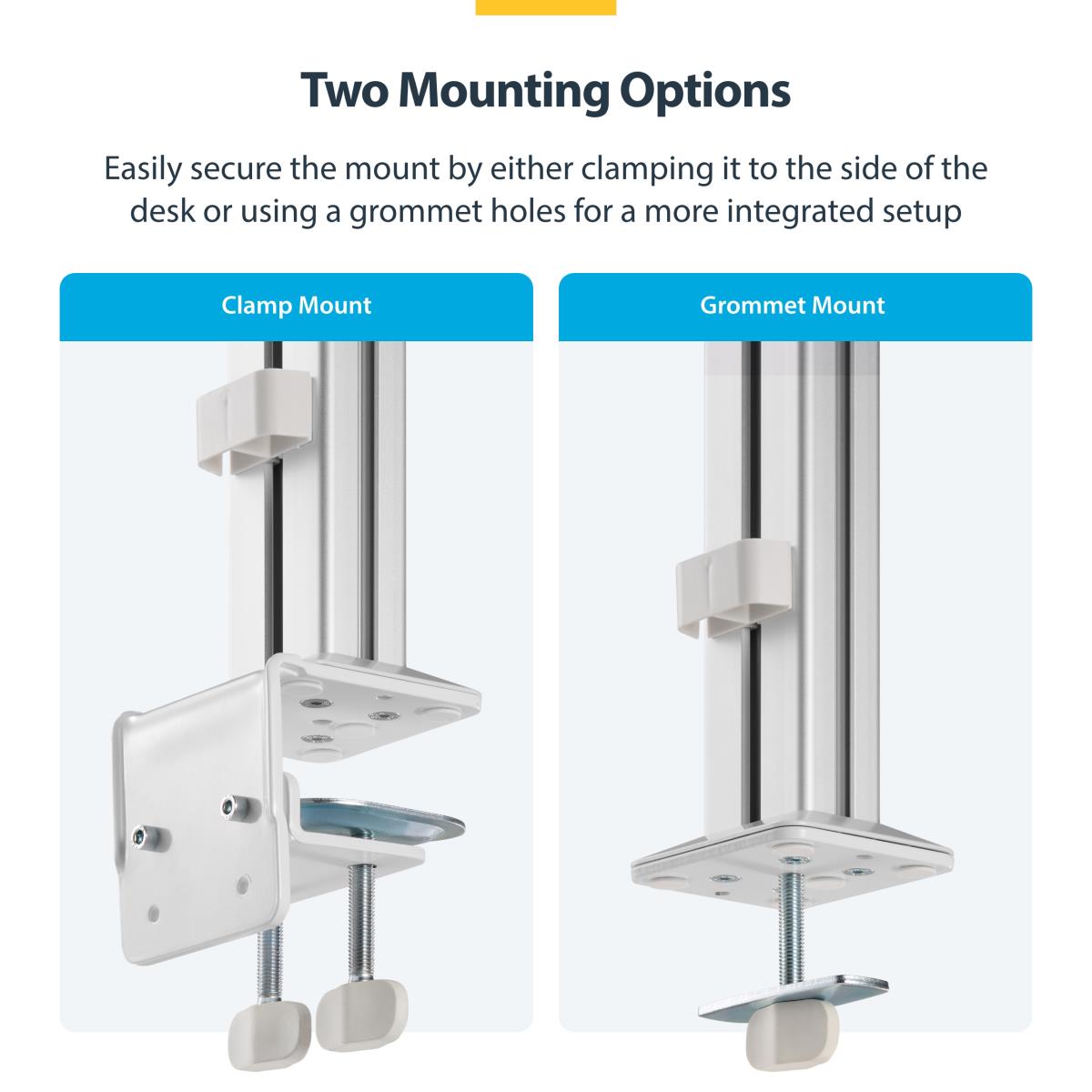 STARTECH.COM Six-monitor Desk Mount Crossbar - Max 32in Screens/17.6lb Each/v