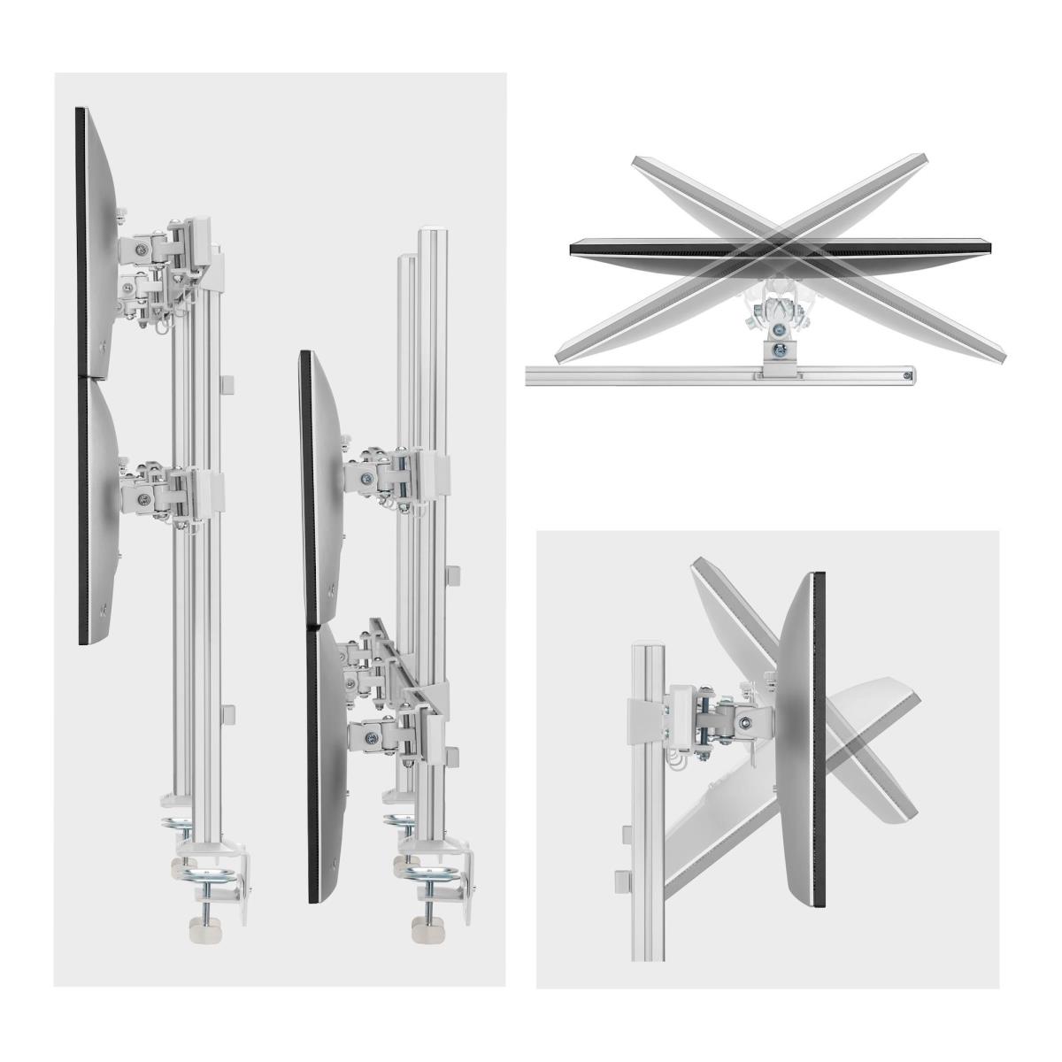 STARTECH.COM Six-monitor Desk Mount Crossbar - Max 32in Screens/17.6lb Each/v