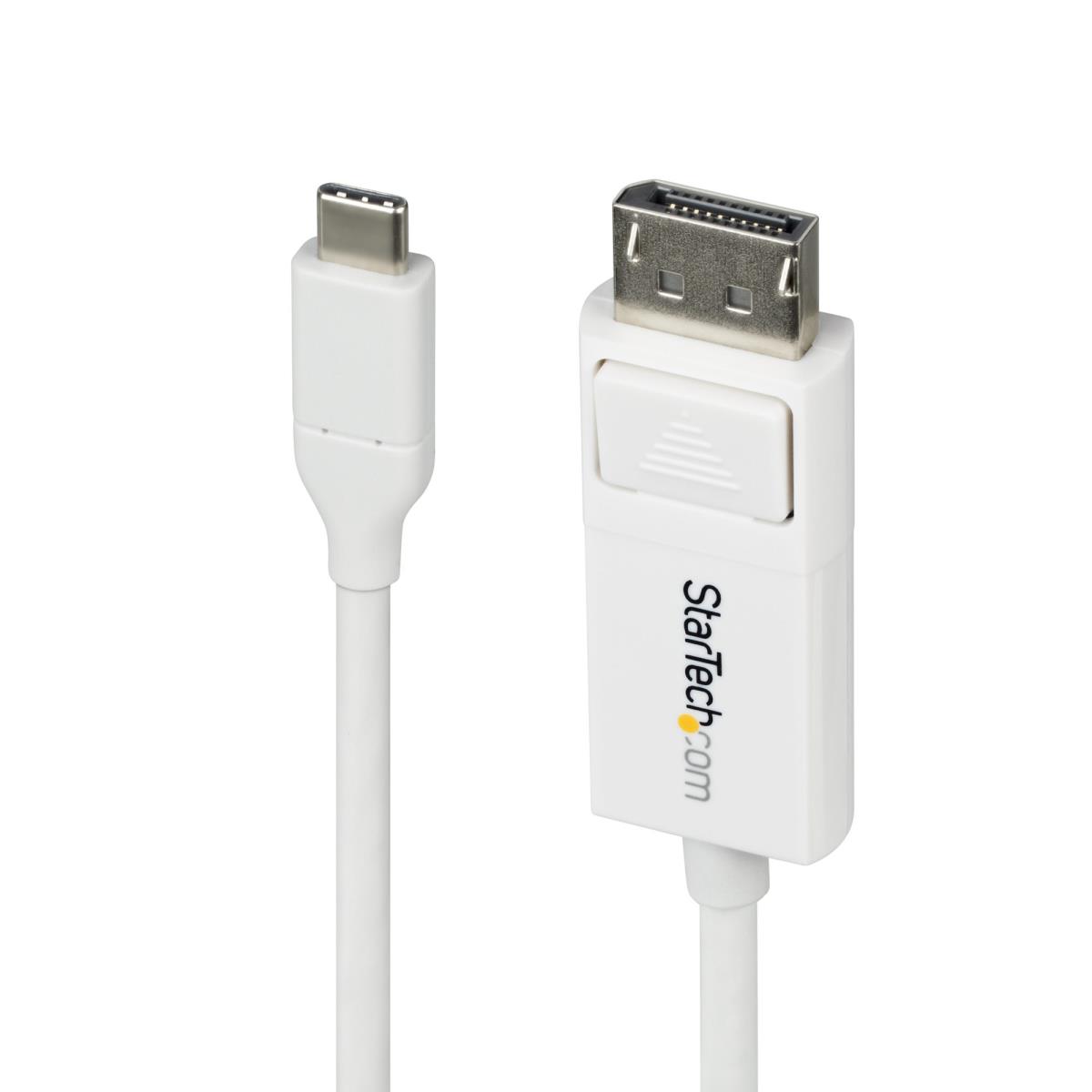 STARTECH.COM USB-c To DisplayPort Adapter Cable - 4k 60hz - 2m White