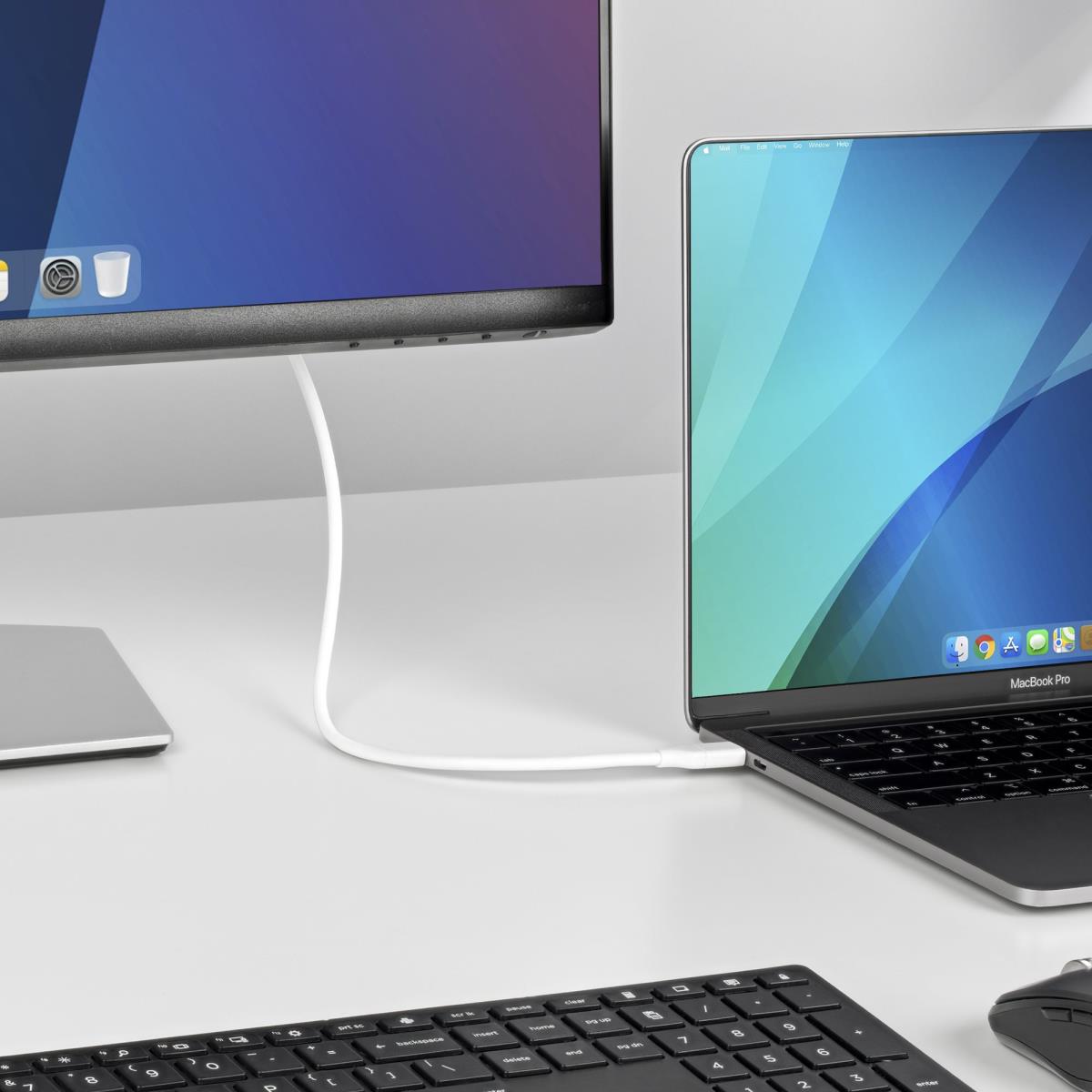 STARTECH.COM USB-c To DisplayPort Adapter Cable - 4k 60hz - 2m White