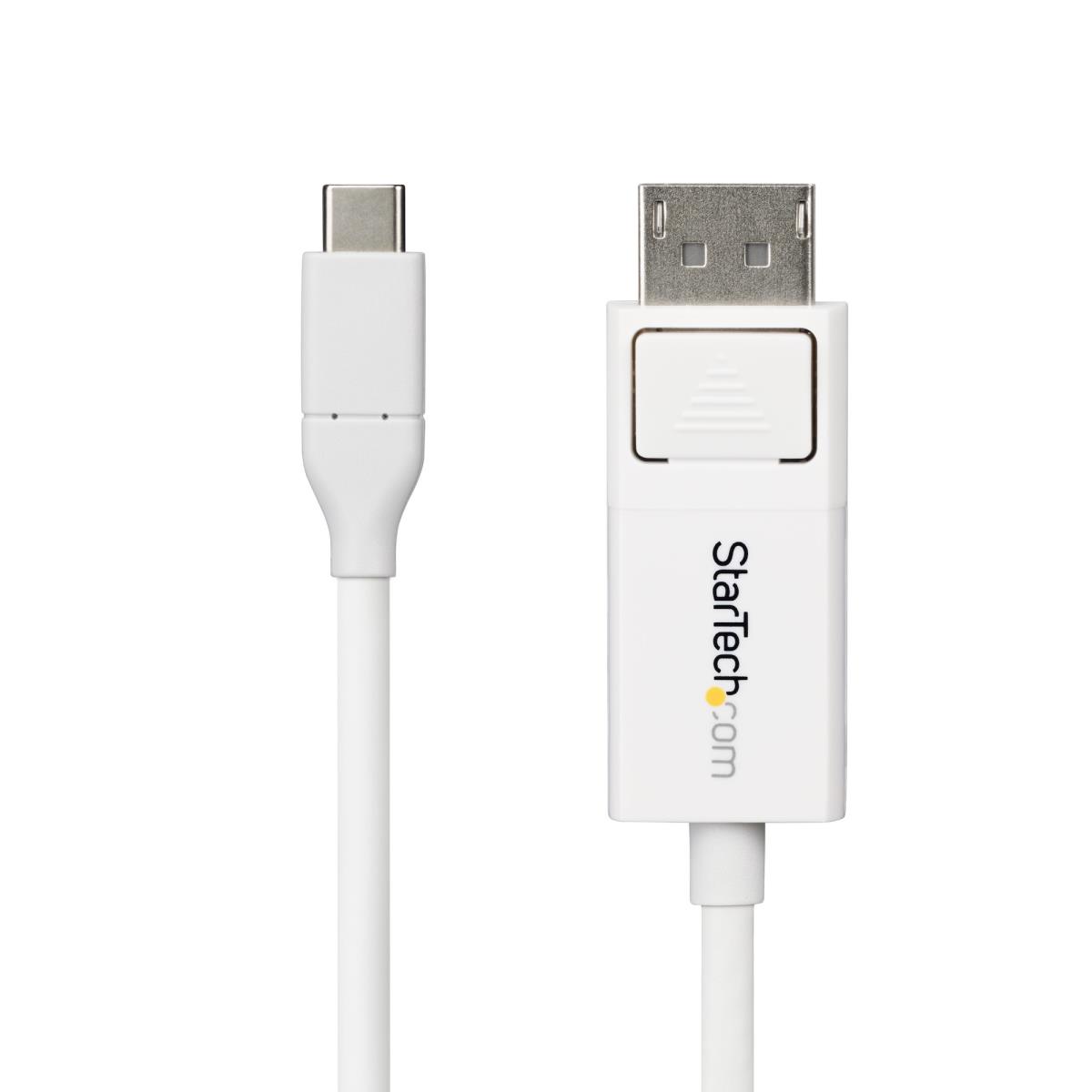 STARTECH.COM USB-c To DisplayPort Adapter Cable - 4k 60hz - 2m White