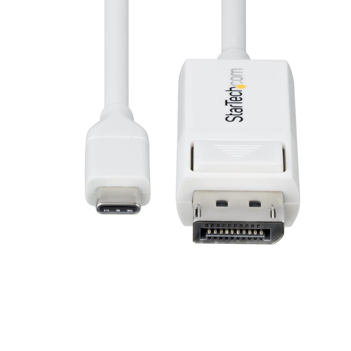STARTECH.COM USB-c To DisplayPort Adapter Cable - 4k 60hz - 2m White