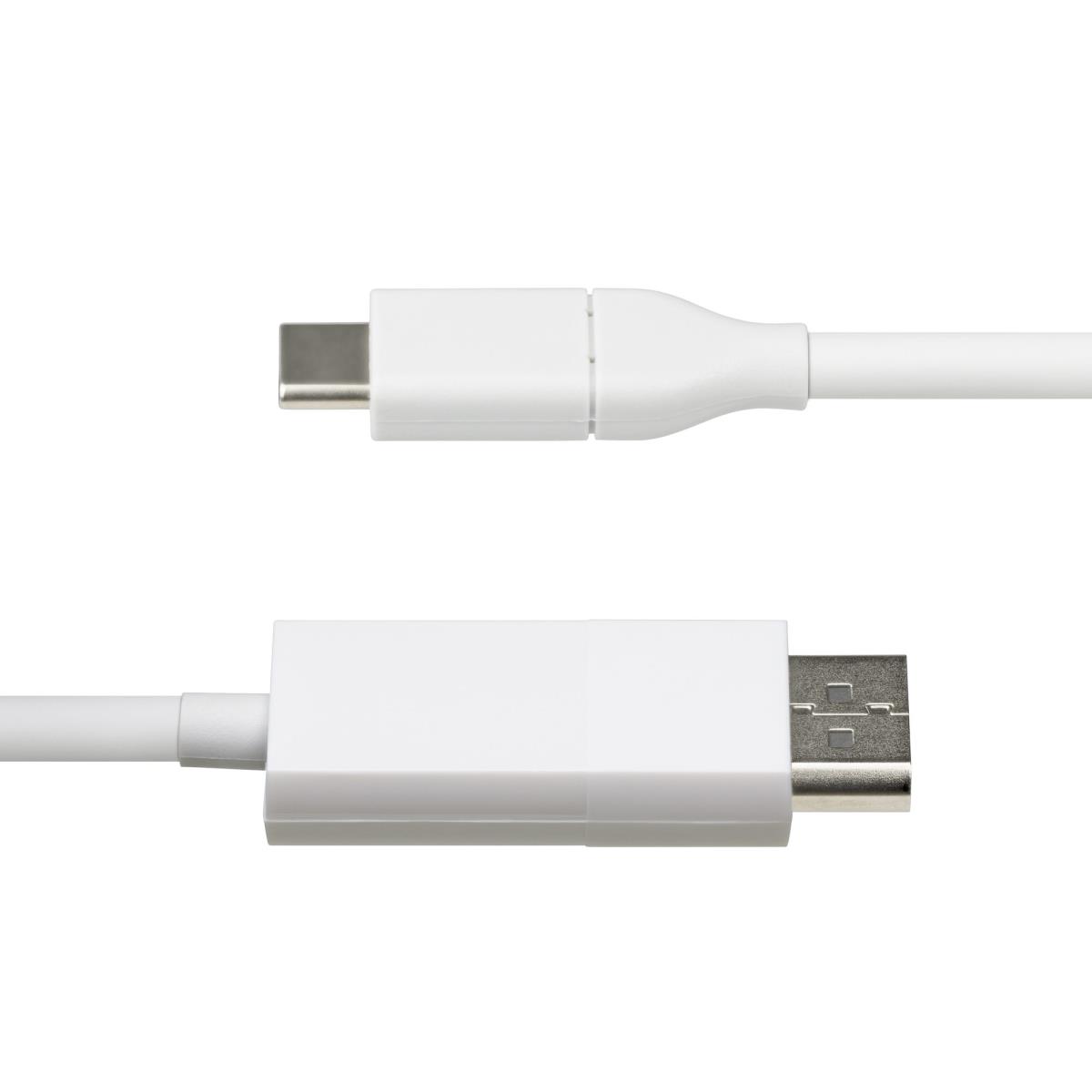 STARTECH.COM USB-c To DisplayPort Adapter Cable - 4k 60hz - 2m White