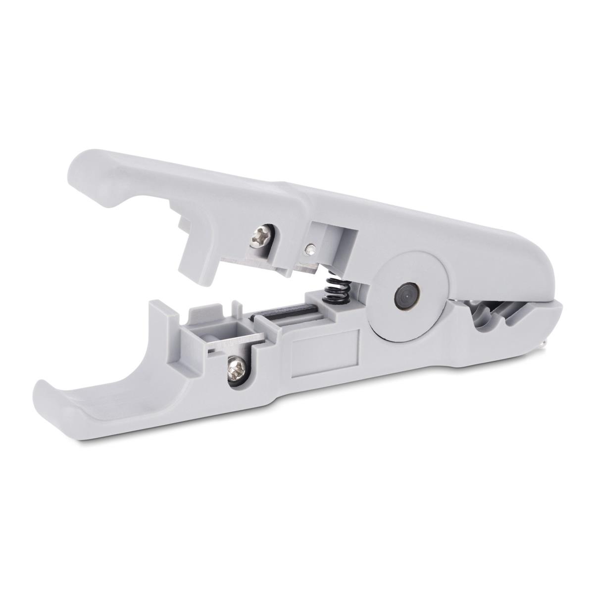 STARTECH.COM Network Cable Stripper And Cutter, Professional Wire Stripper For Utp/ftp/stp/coax Cables, Rotary Wire Stripping And Cutting Tool