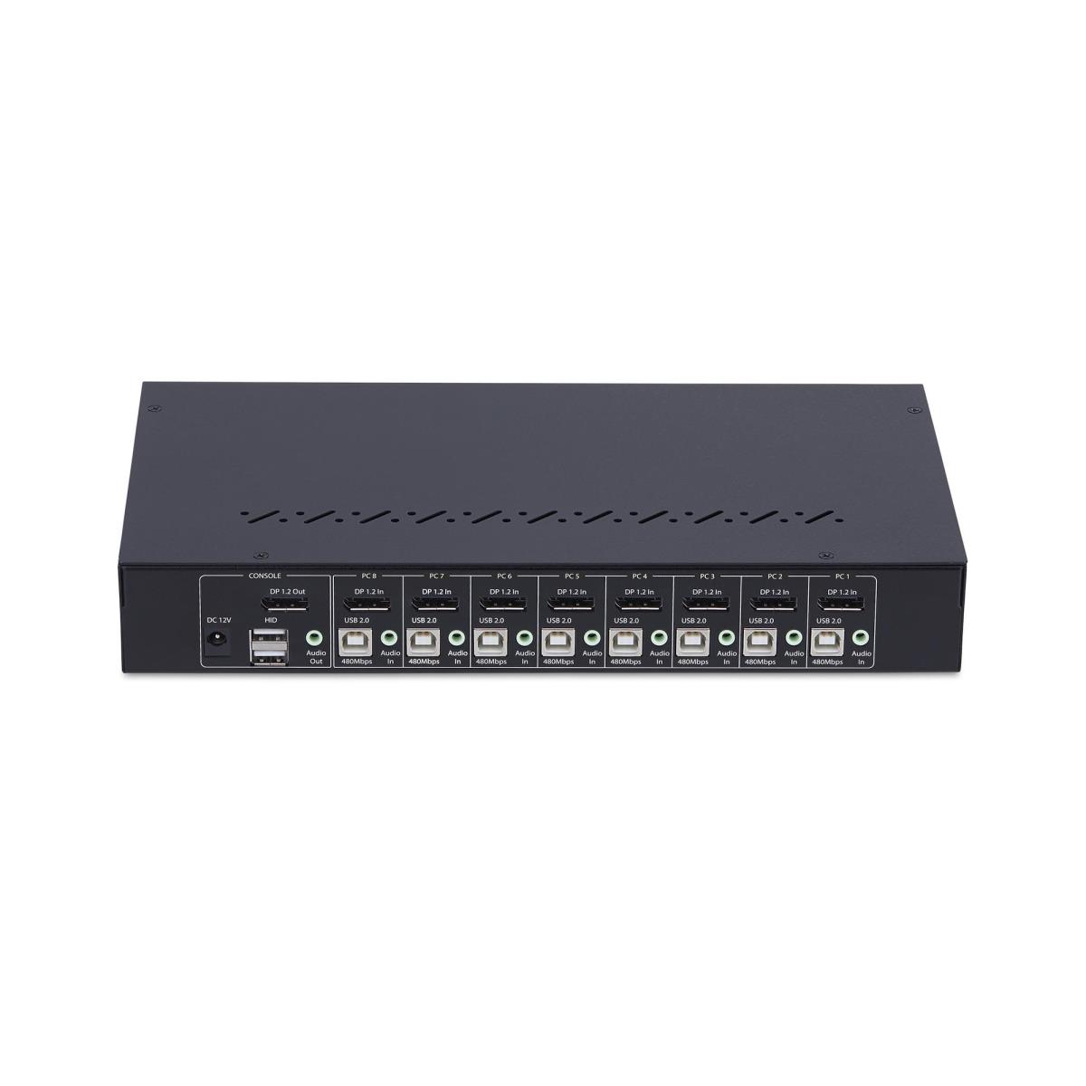 STARTECH.COM DisplayPort KVM Switch 8-port With 1u Rack Mount Kit