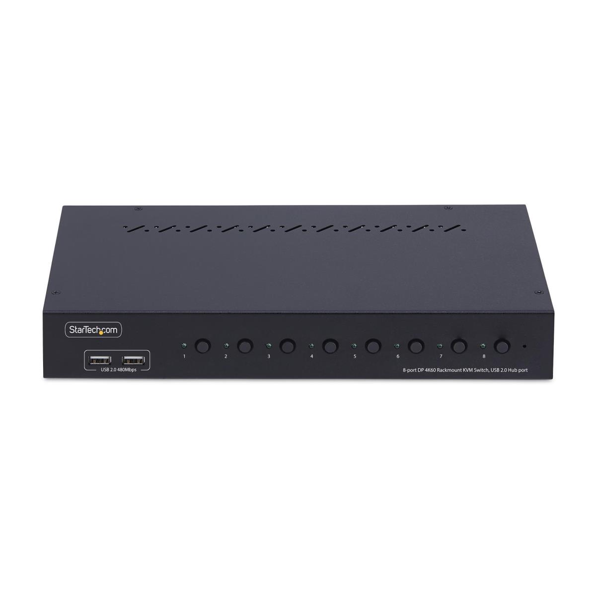 STARTECH.COM DisplayPort KVM Switch 8-port With 1u Rack Mount Kit