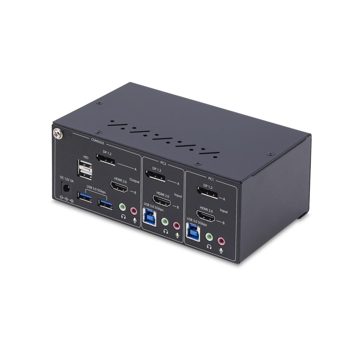 STARTECH.COM Dual-monitor DisplayPort 2-port And Hdmi KVM Switch