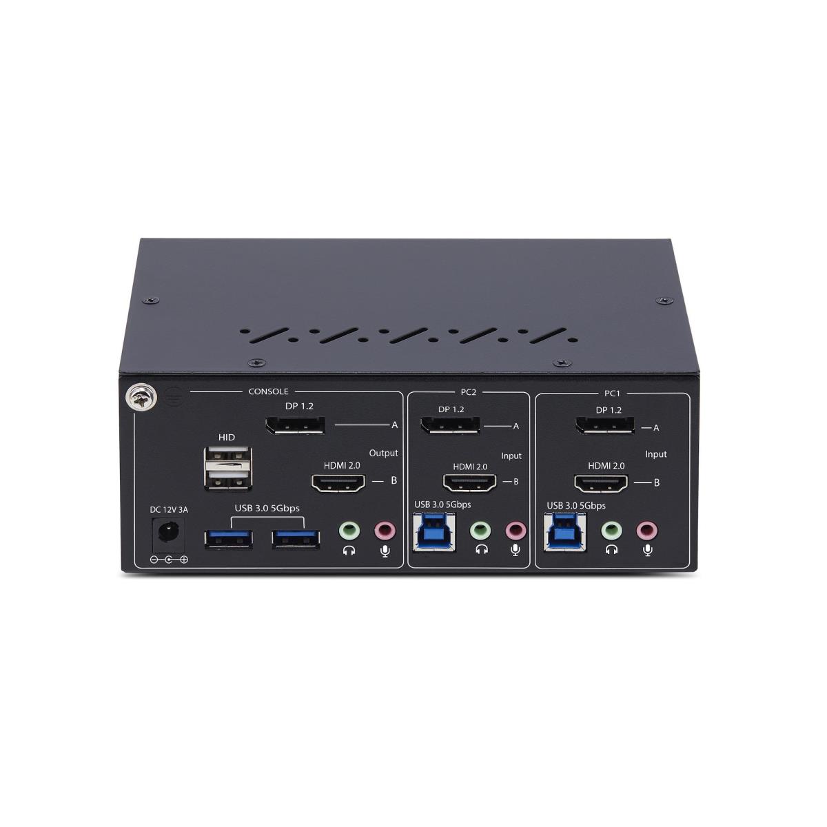 STARTECH.COM Dual-monitor DisplayPort 2-port And Hdmi KVM Switch