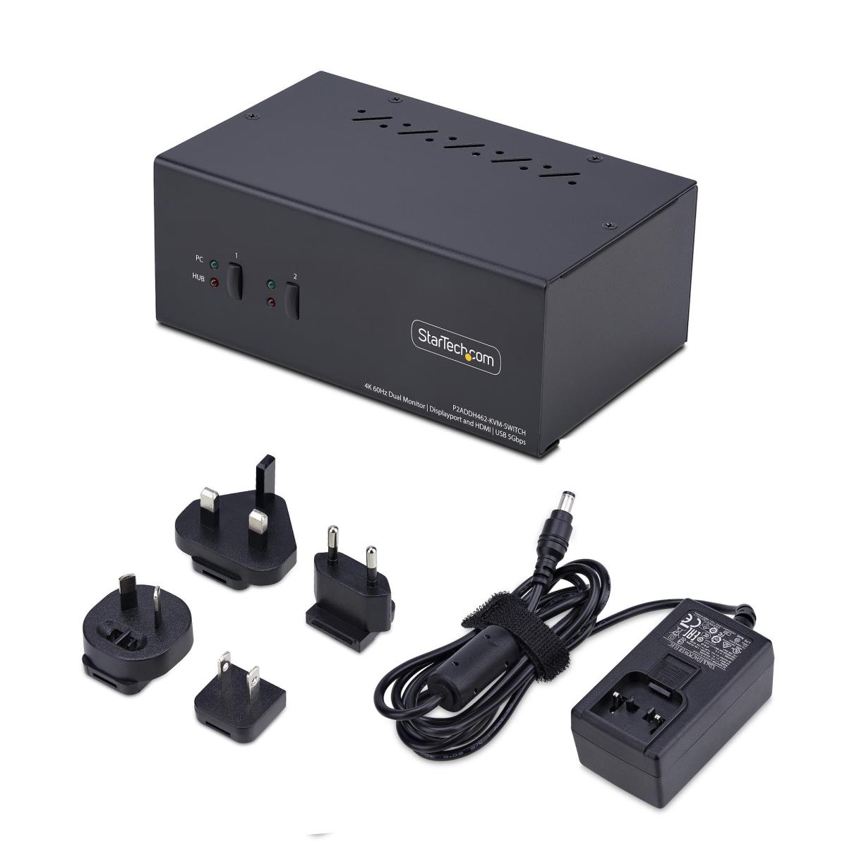STARTECH.COM Dual-monitor DisplayPort 2-port And Hdmi KVM Switch