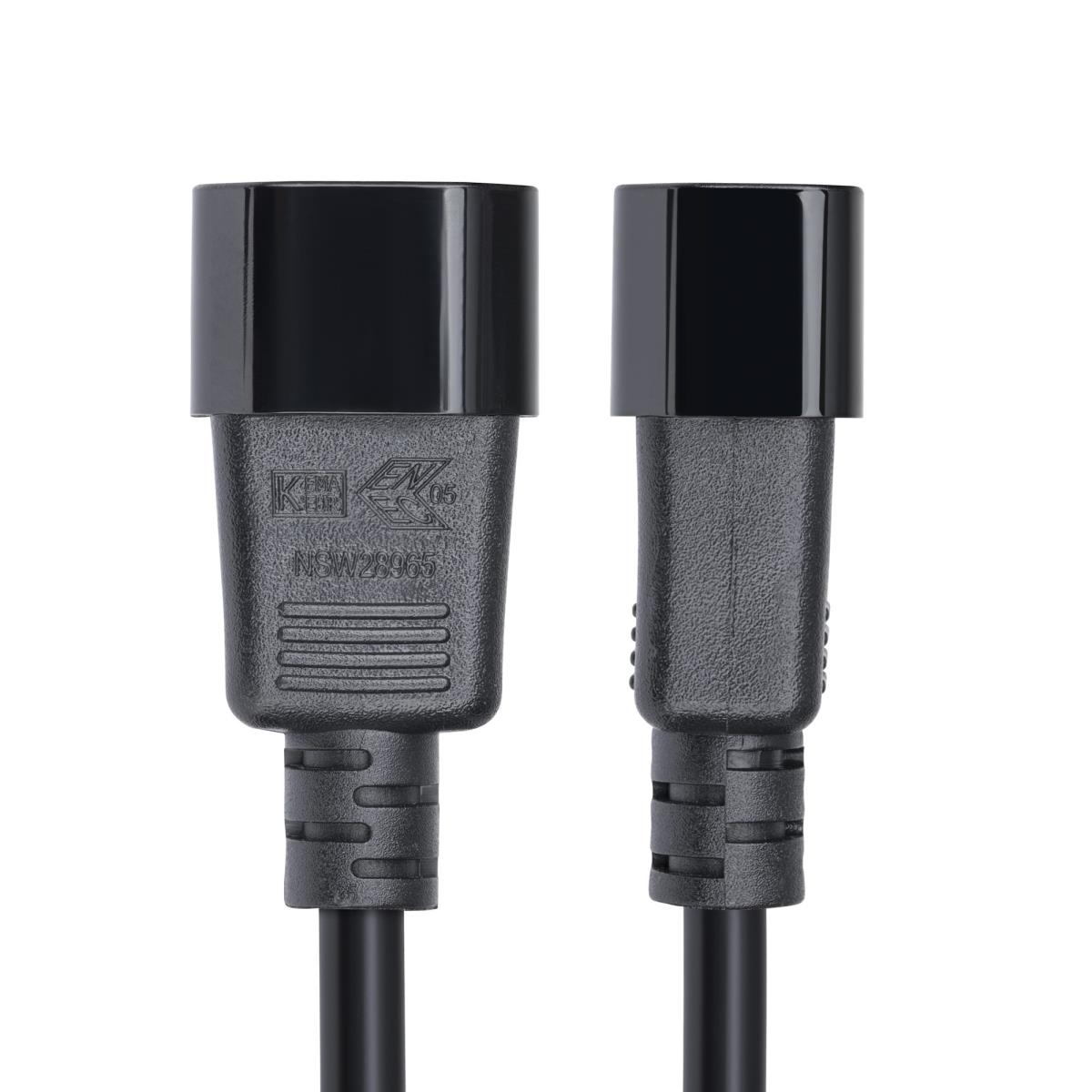 STARTECH.COM Power Extension Cord, C14 To C13 15a 250v, 14awg 4.5m