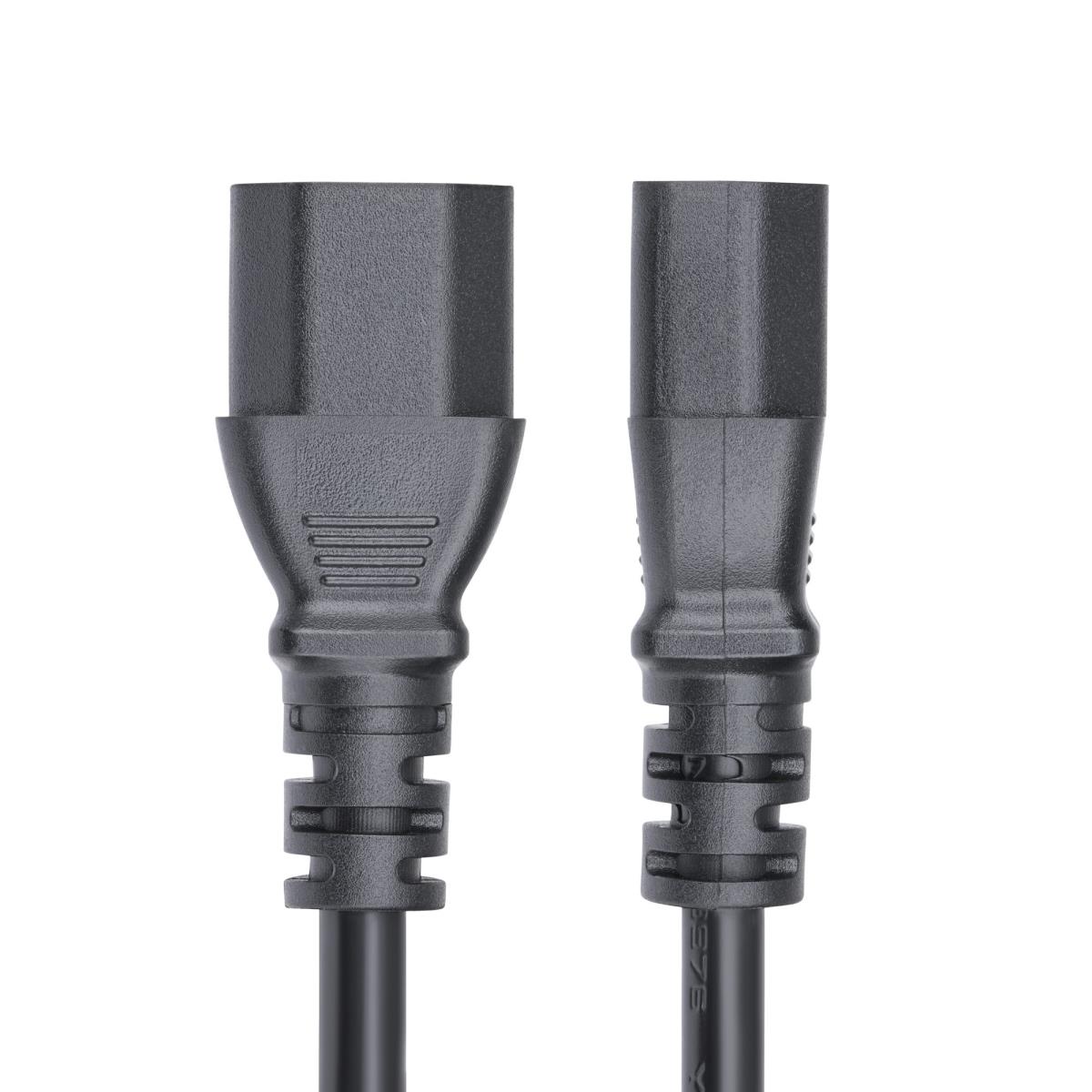 STARTECH.COM Power Extension Cord, C14 To C13 15a 250v, 14awg 4.5m