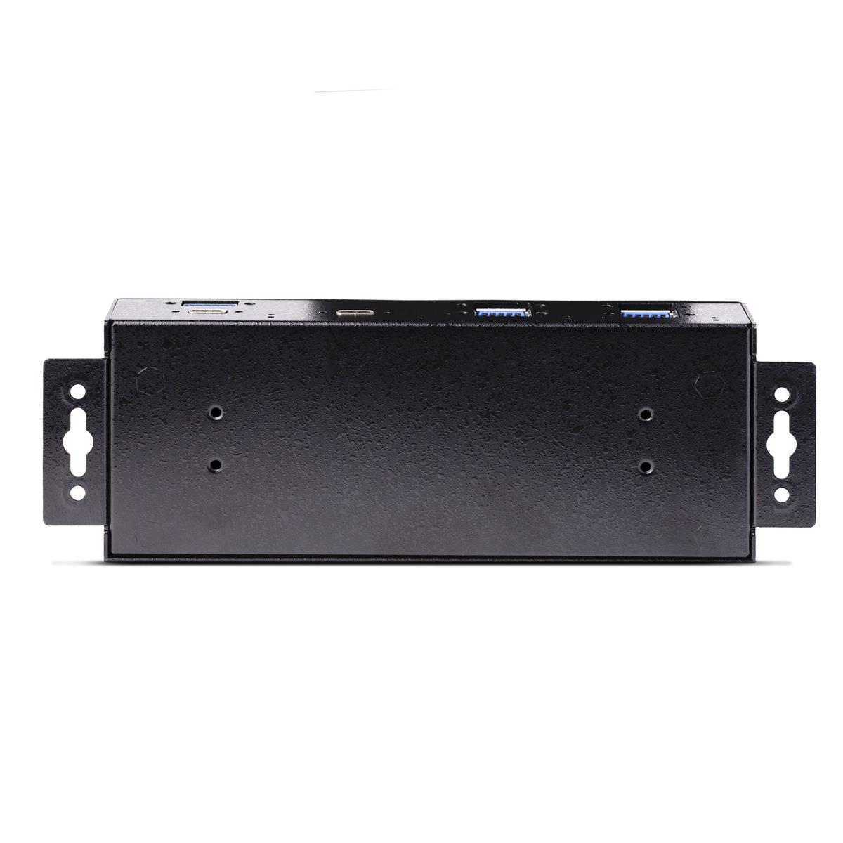 STARTECH.COM Industrial USB 10gbps Hub 7-port With Power Adapter, Metal, Mountable, 5x USB-a And 2x USB-c