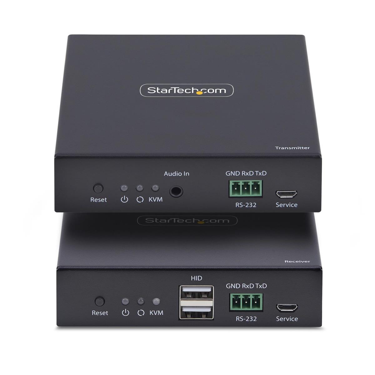 STARTECH.COM Hdmi KVM Extender Over Ip Network 4k 60hz Driverless Hdmi And USB Over Ethernet/CAT6 Avoip Tra