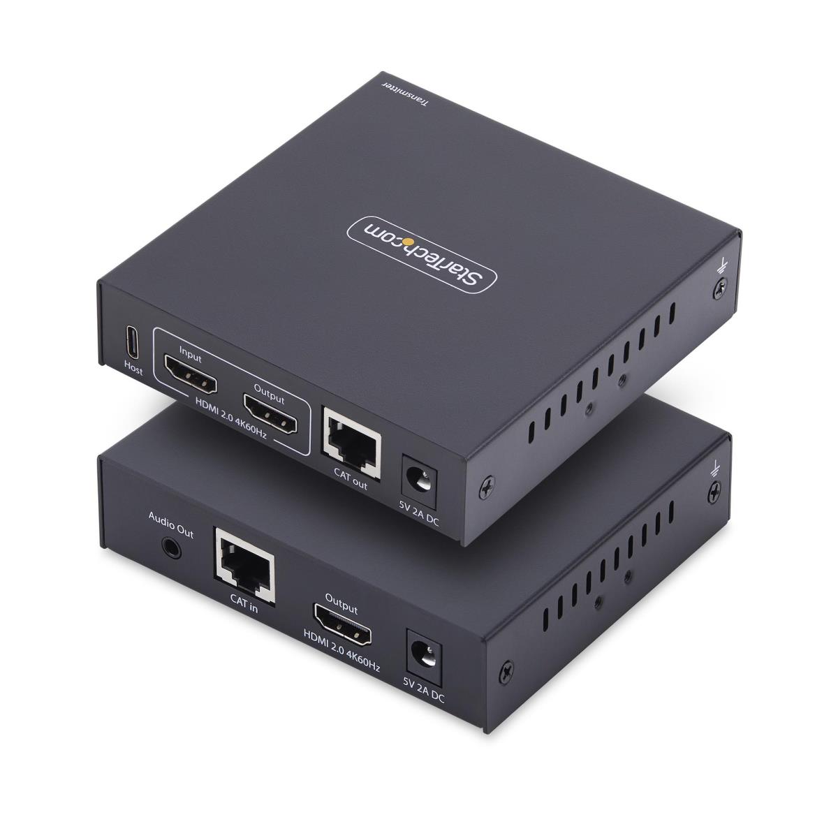 STARTECH.COM Hdmi KVM Extender Over Ip Network 4k 60hz Driverless Hdmi And USB Over Ethernet/CAT6 Avoip Tra