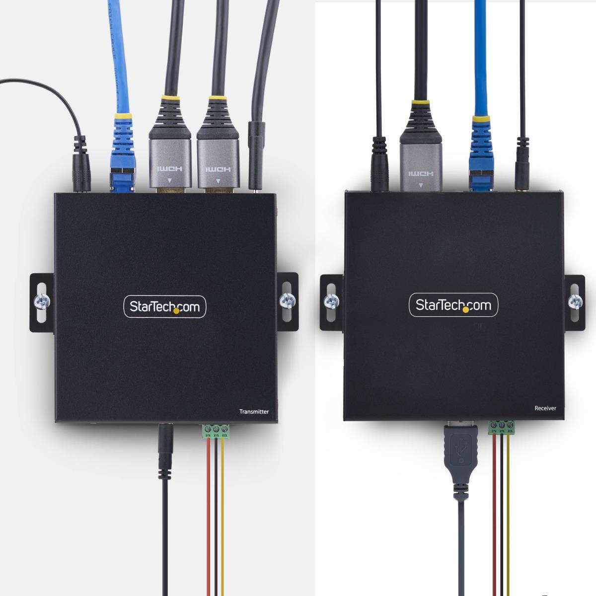 STARTECH.COM Hdmi KVM Extender Over Ip Network 4k 60hz Driverless Hdmi And USB Over Ethernet/CAT6 Avoip Tra