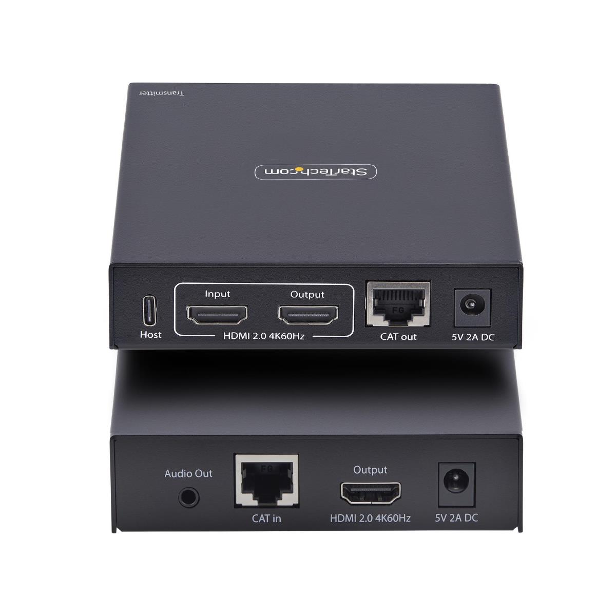 STARTECH.COM Hdmi KVM Extender Over Ip Network 4k 60hz Driverless Hdmi And USB Over Ethernet/CAT6 Avoip Tra