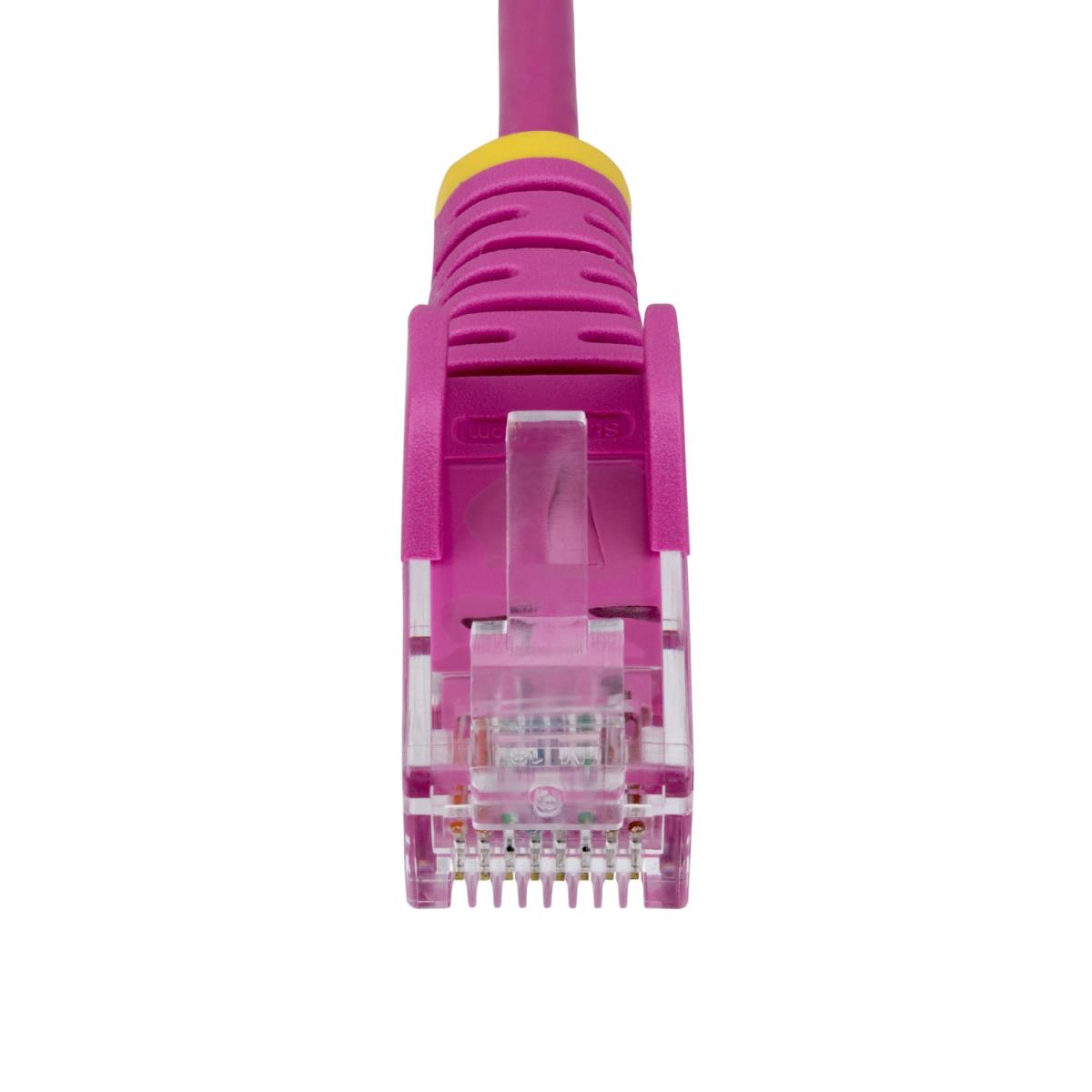 STARTECH.COM Patch Cable - CAT6 - Utp - Snagless - Slim - 1.5m Pink Slim