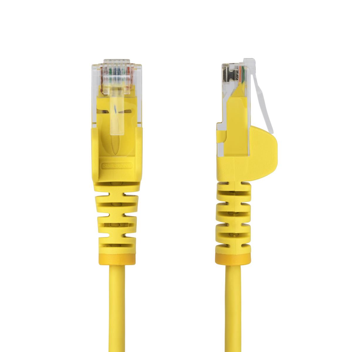 STARTECH.COM Patch Cable - CAT6 - Utp - Snagless - Slim - 3m - Yellow Slim