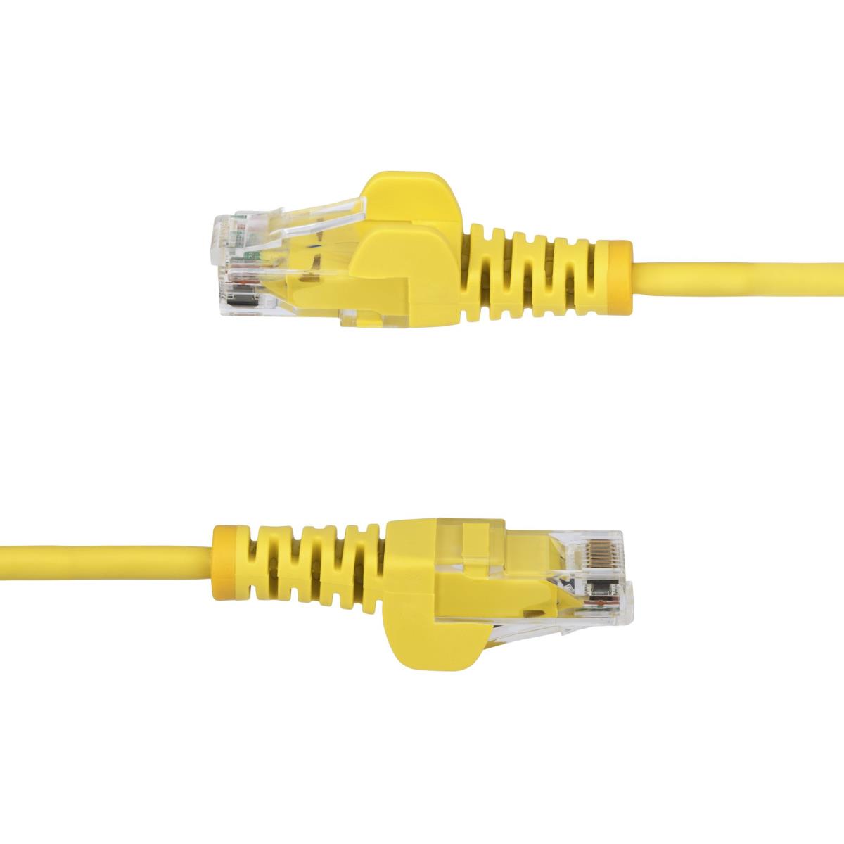 STARTECH.COM Patch Cable - CAT6 - Utp - Snagless - Slim - 3m - Yellow Slim