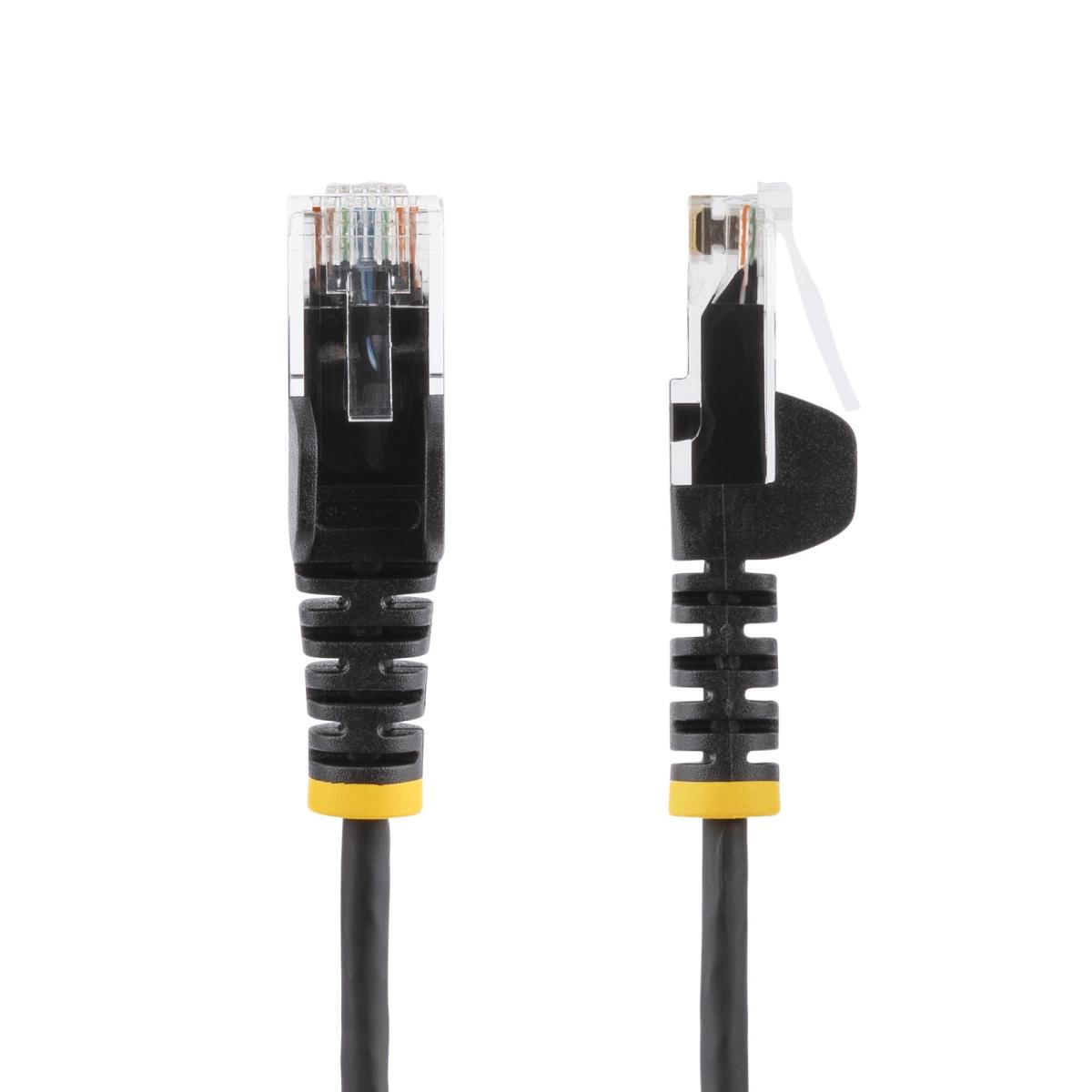STARTECH.COM Patch Cable - CAT6 - Utp - Snagless - 7m - Black Slim