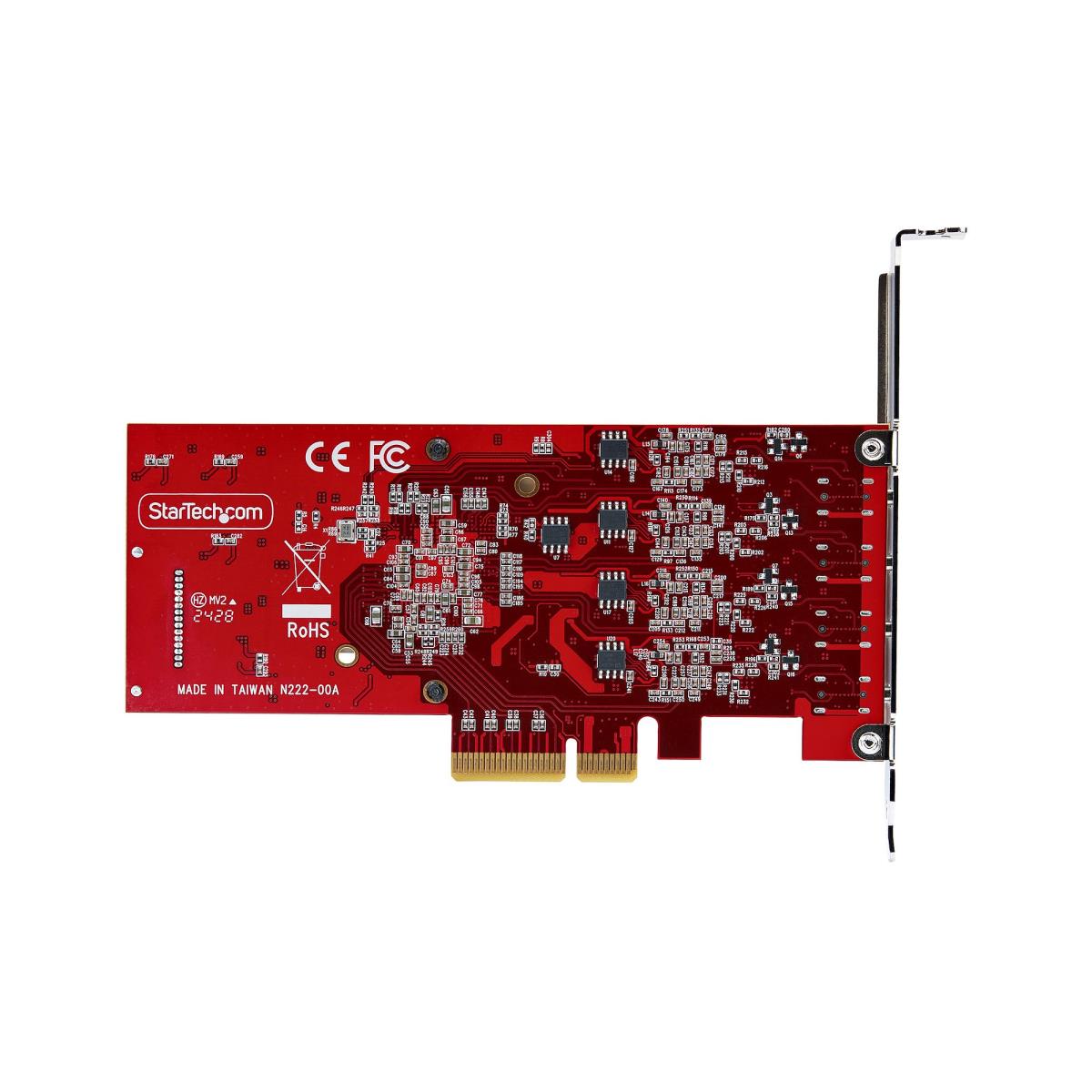 STARTECH.COM USB Controllers Pci-e Expansion Card - 4-port USB Type-c Pcie Card, USB 3.2 10gbps USB-c - 4x Independent