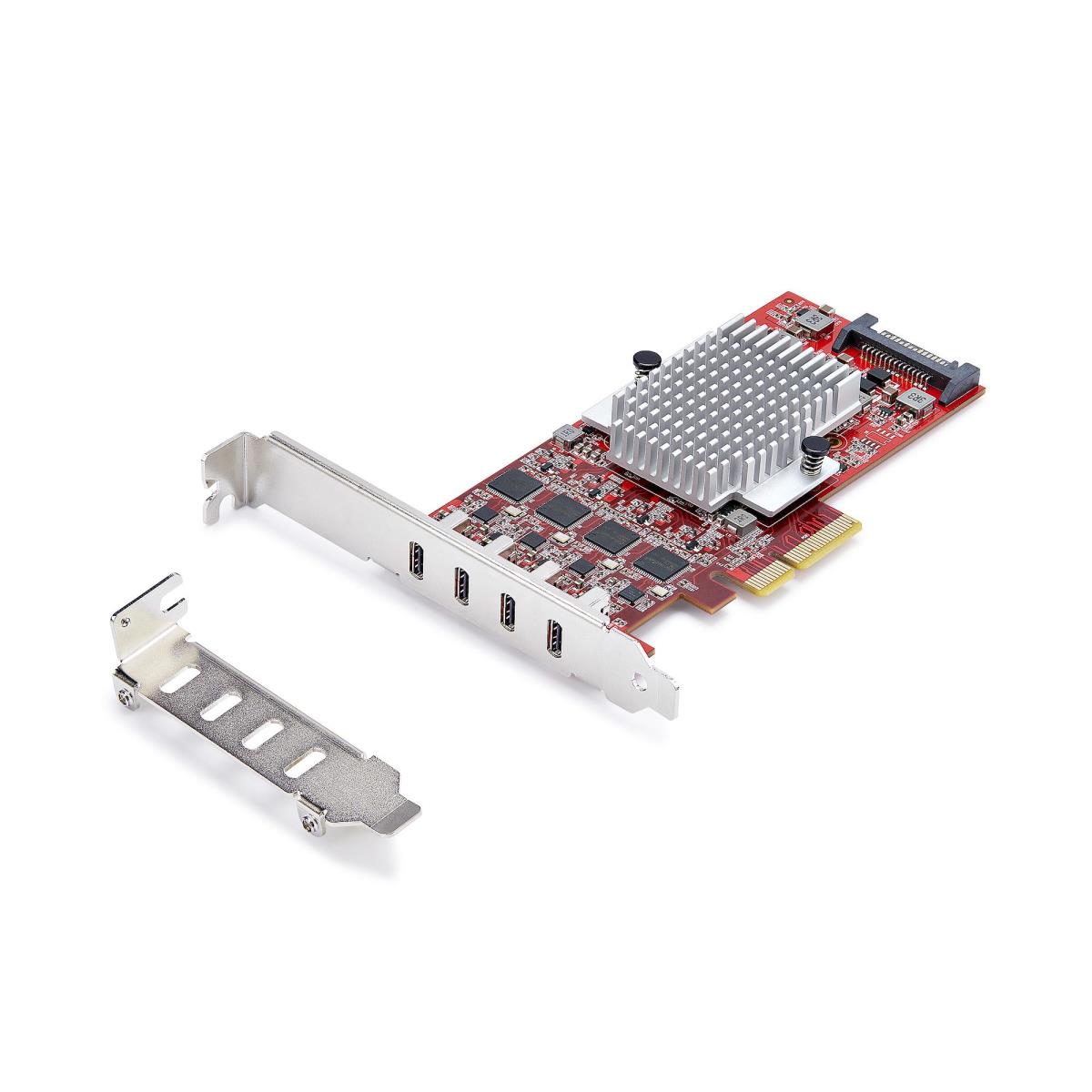 STARTECH.COM USB Controllers Pci-e Expansion Card - 4-port USB Type-c Pcie Card, USB 3.2 10gbps USB-c - 4x Independent