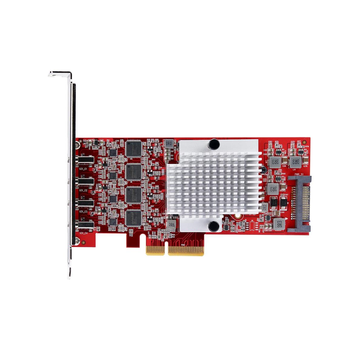 STARTECH.COM USB Controllers Pci-e Expansion Card - 4-port USB Type-c Pcie Card, USB 3.2 10gbps USB-c - 4x Independent