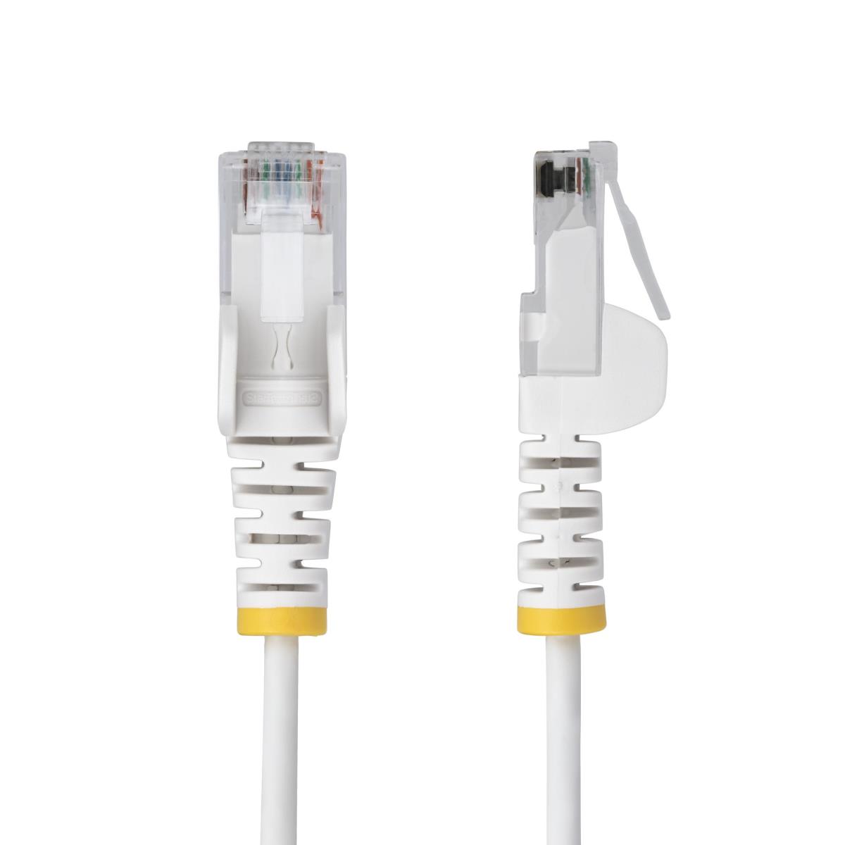 STARTECH.COM Patch Cable - CAT6 - Utp - Snagless - Slim - 15m White